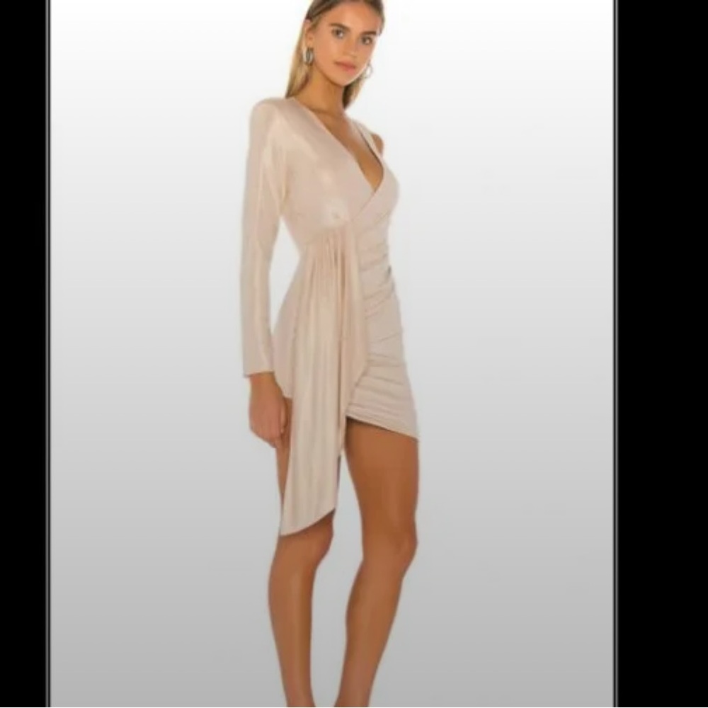 MICHAEL COSTELLO Metallic xs never worn dress.